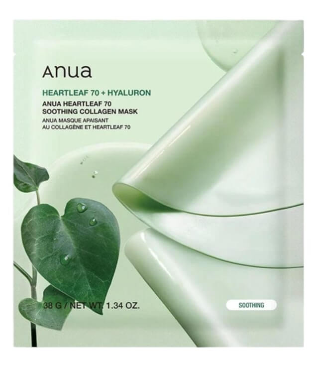 ANUA | HEARTLEAF 70 SOOTHING COLLAGEN MASK